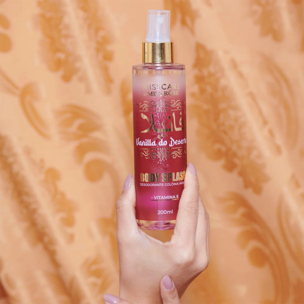 Body Splash Àrabe Desodorante Colônia Vanilla do Deserto 200ml. - Shopp Brasil