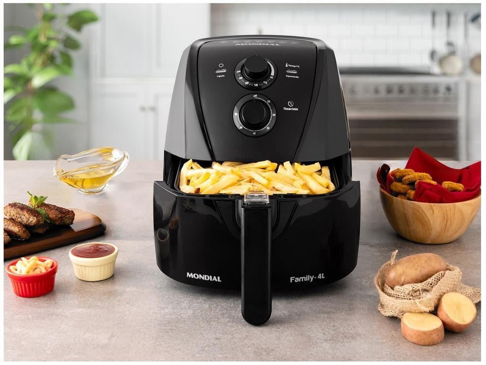 Fritadeira Elétrica sem Óleo/Air Fryer Mondial - 110V - Shopp Brasil