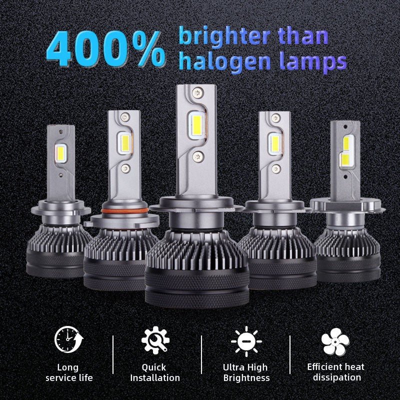 Lâmpada H4 H7 H1 H11 Led Tubo Duplo de Cobre 3000K. - Shopp Brasil