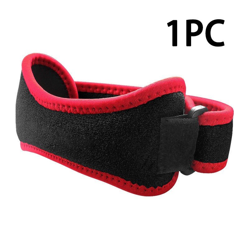 Uma peça de joelheira de ajuste com absorção de choque e suporte para tendão - Shopp Brasil