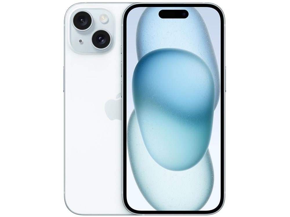 Apple iPhone 15 128GB Azul 6,1" 48MP iOS 5G - Shopp Brasil
