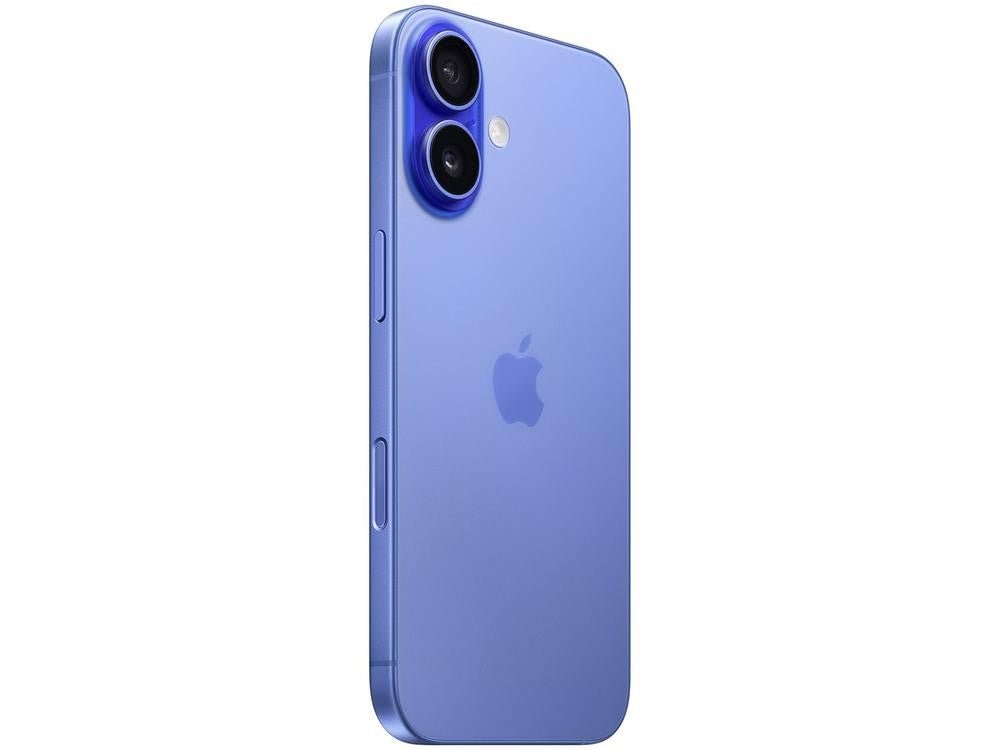 Apple iPhone 16 128GB Ultramarino 6,1" 48MP iOS 5G - Shopp Brasil
