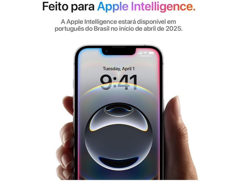 Apple iPhone 16e 128GB Branco 6,1" 48MP iOS 5G - Shopp Brasil