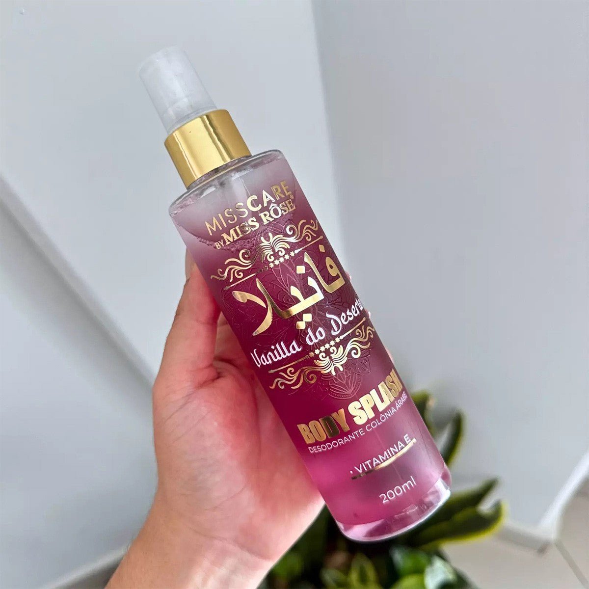 Body Splash Àrabe Desodorante Colônia Vanilla do Deserto 200ml. - Shopp Brasil
