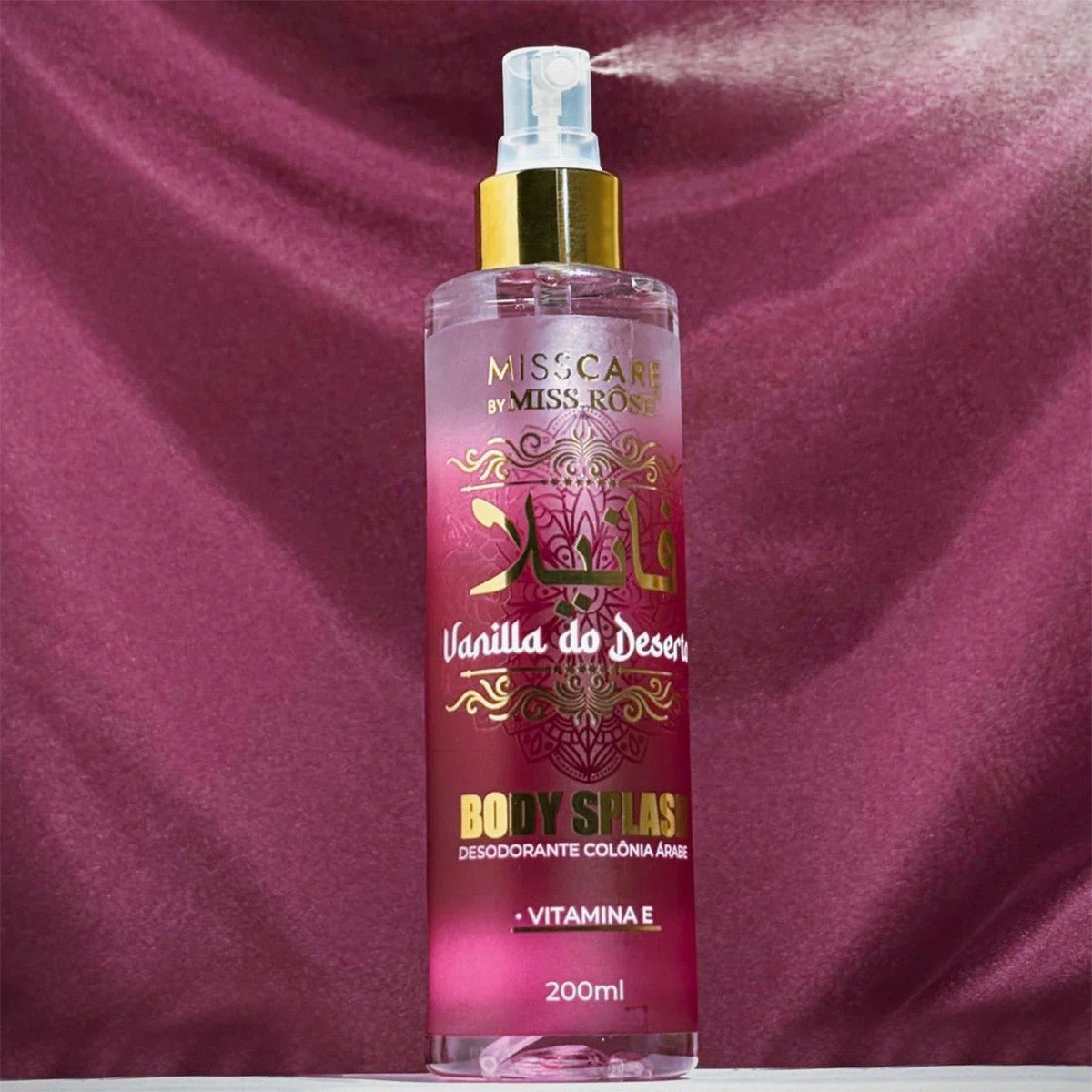 Body Splash Àrabe Desodorante Colônia Vanilla do Deserto 200ml. - Shopp Brasil