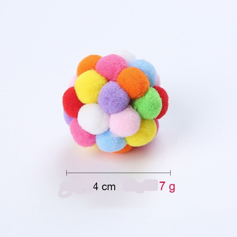Bola de pelúcia interativa para gatos - Shopp Brasil