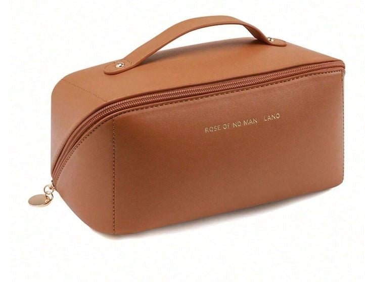 Bolsa Necessaire Feminina para Maquiagem e Cosméticos Couro, Maleta De Grande. - Shopp Brasil