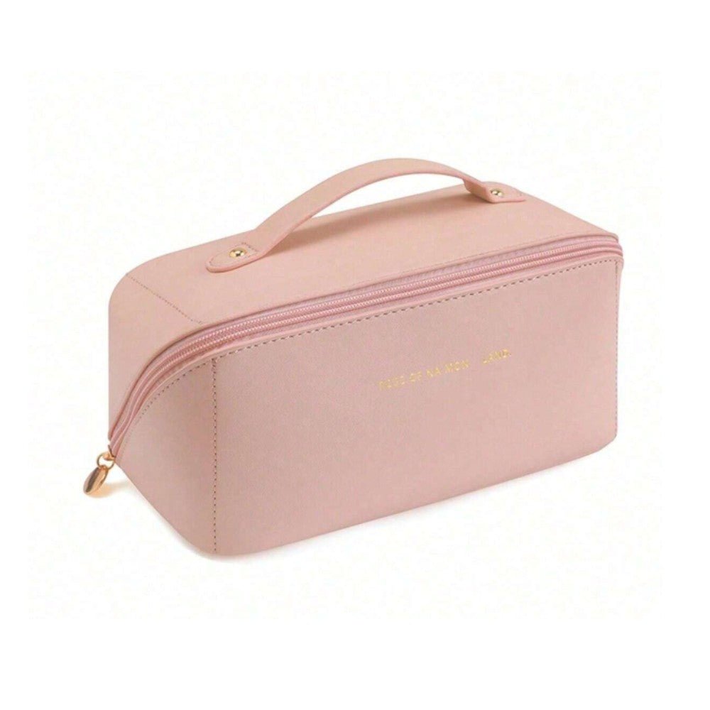 Bolsa Necessaire Feminina para Maquiagem e Cosméticos Couro, Maleta De Grande. - Shopp Brasil