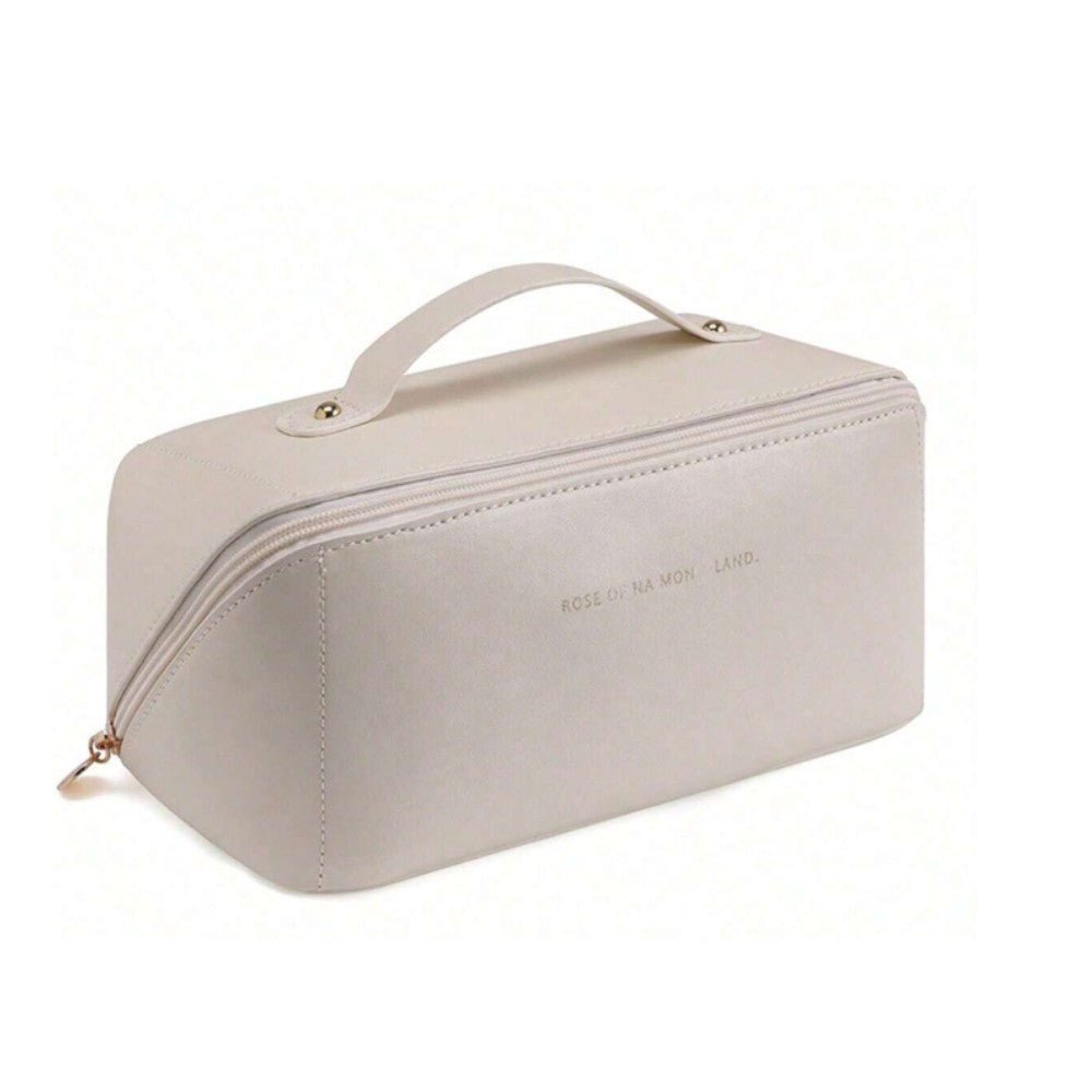 Bolsa Necessaire Feminina para Maquiagem e Cosméticos Couro, Maleta De Grande. - Shopp Brasil