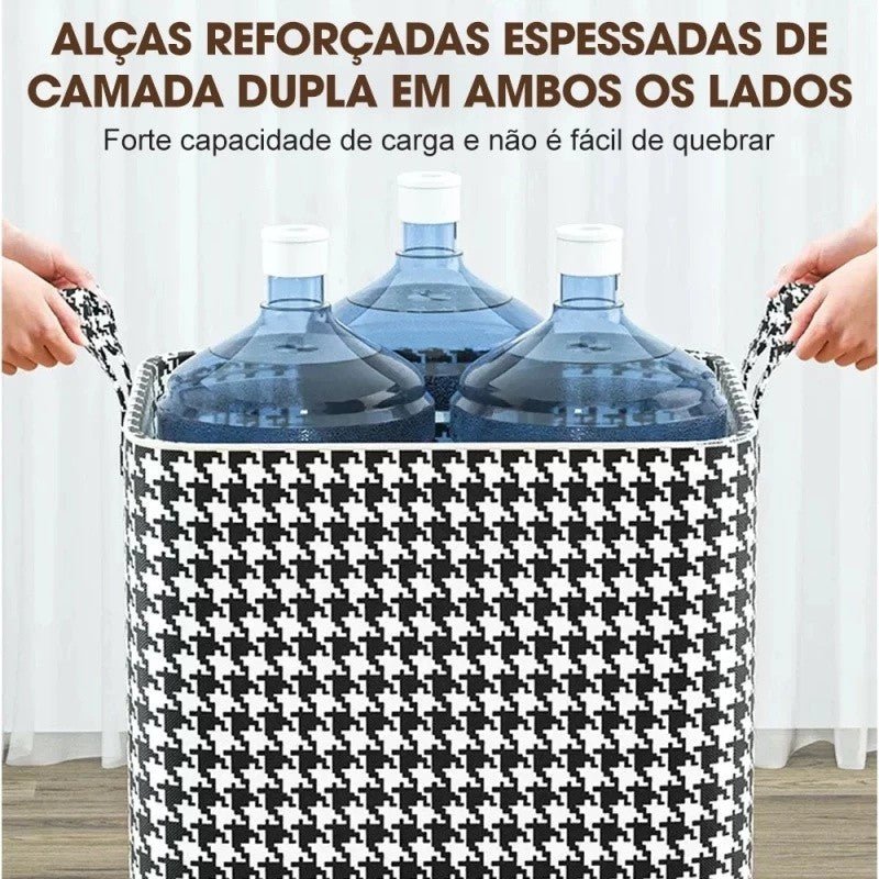 Caixa Armazenamento Guarda Roupas E Cobertores 180L Grande Capacidade - Shopp Brasil