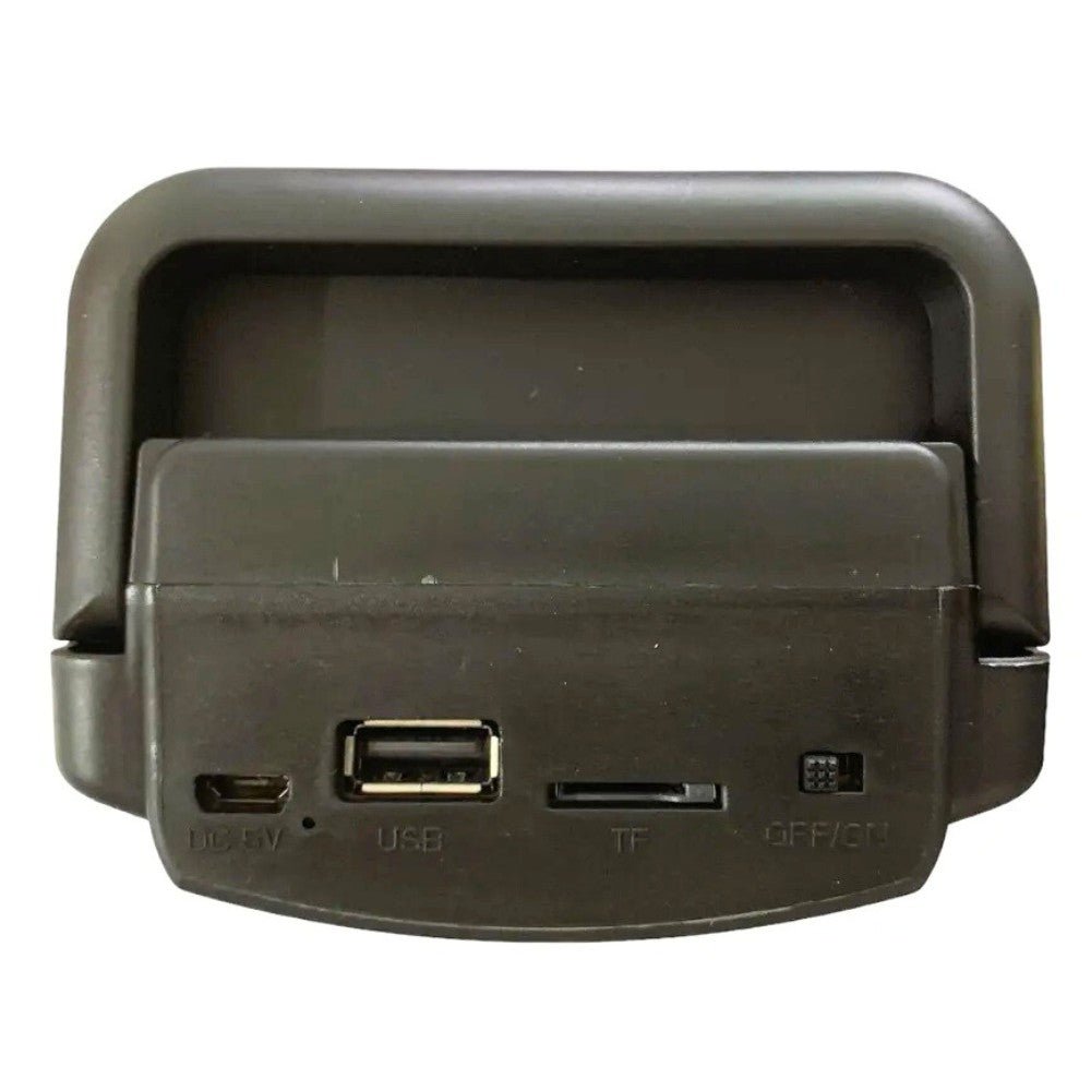 Caixa de Som Portátil Bluetooth com LED Rádio FM USB e SD Música - Shopp Brasil