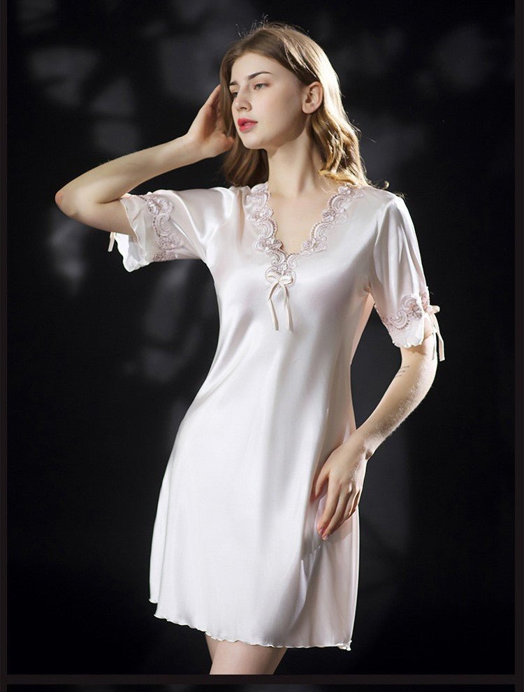 Camisola feminina de cetim - Shopp Brasil