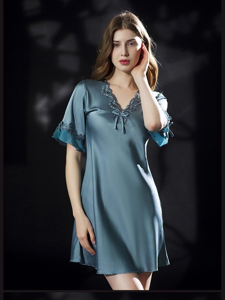 Camisola feminina de cetim - Shopp Brasil