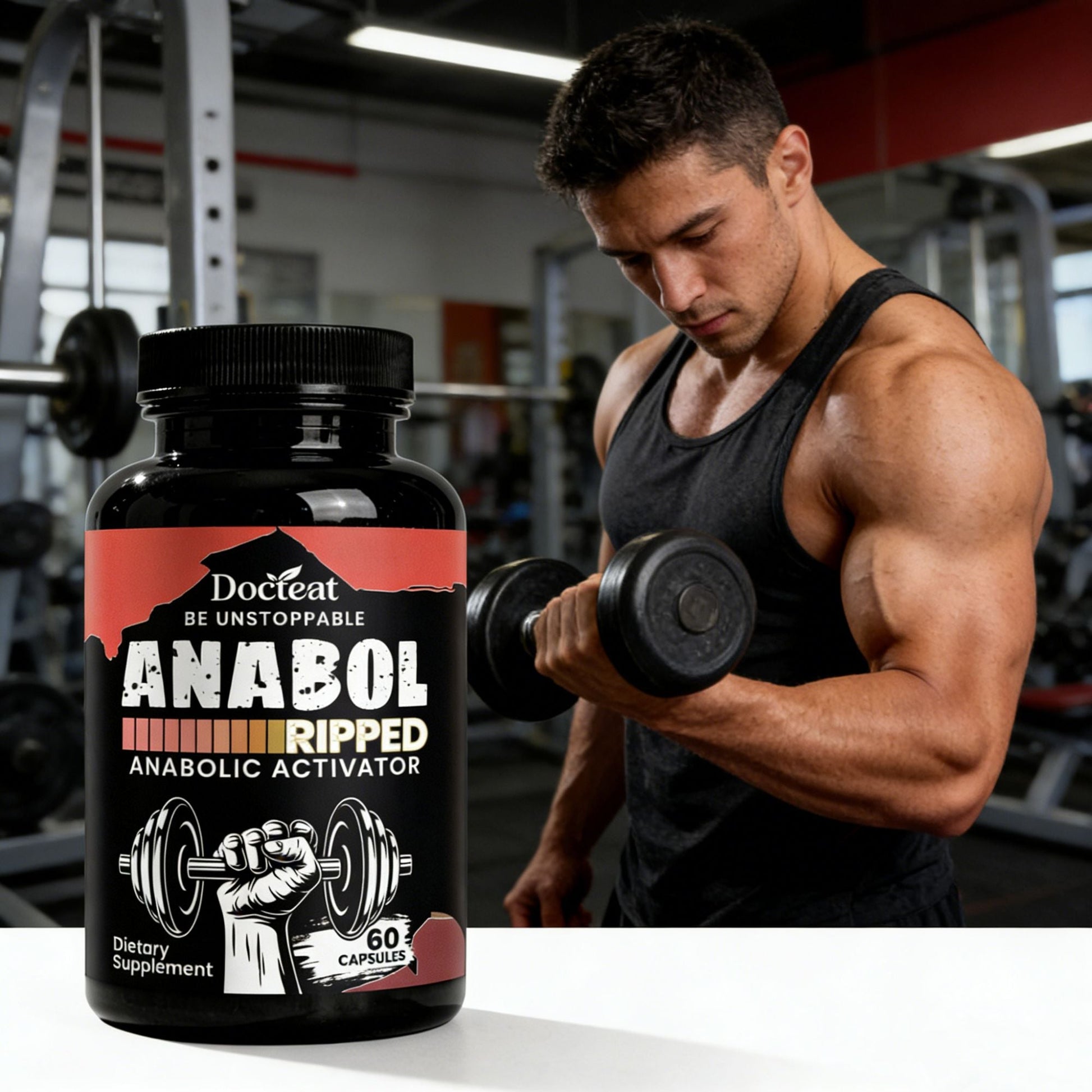 Cápsulas DOCTEAT para Crescimento Muscular, Promovem o Crescimento Muscular. - Shopp Brasil