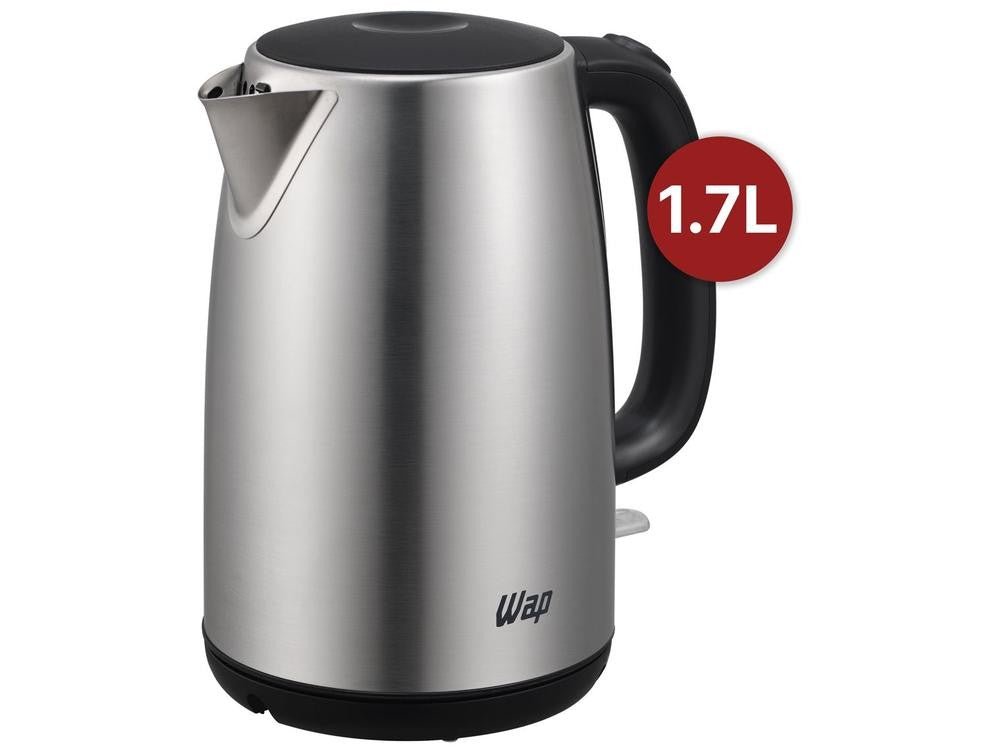 Chaleira Elétrica Wap Prosdócimo WCE1 Preto e Cinza 1,7L FW009524 - 220V - Shopp Brasil