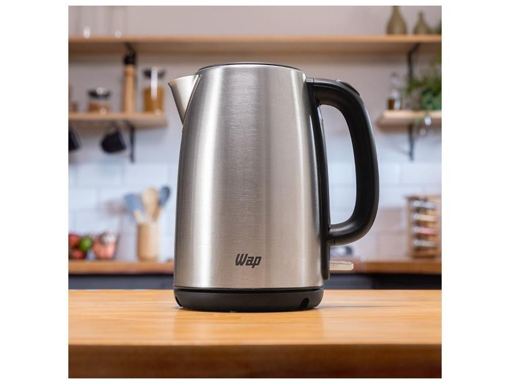 Chaleira Elétrica Wap Prosdócimo WCE1 Preto e Cinza 1,7L FW009524 - 220V - Shopp Brasil