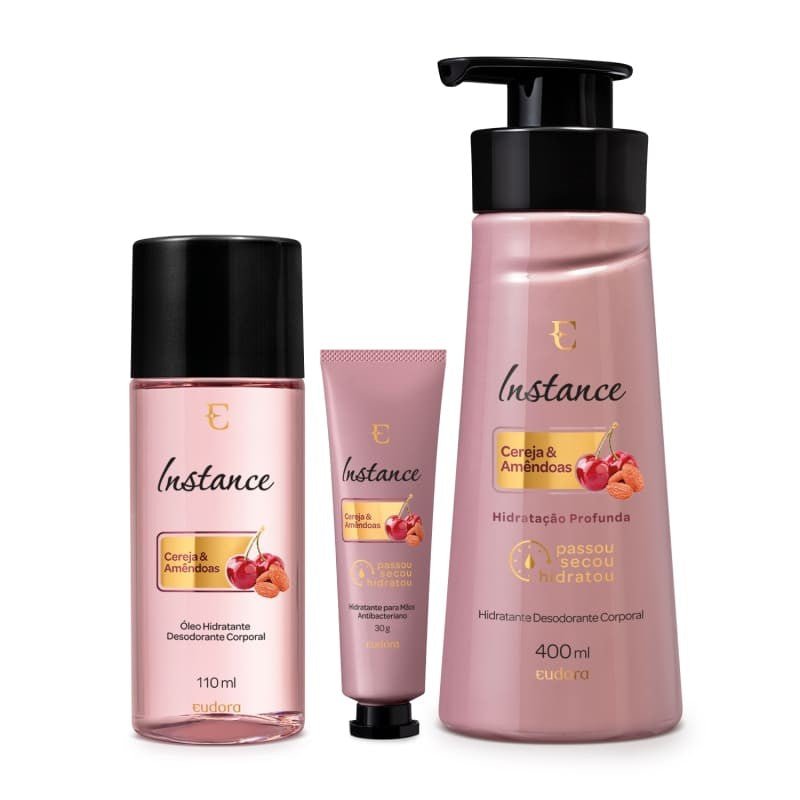 Combo Hidratante Cereja & Amêndoas. - Shopp Brasil