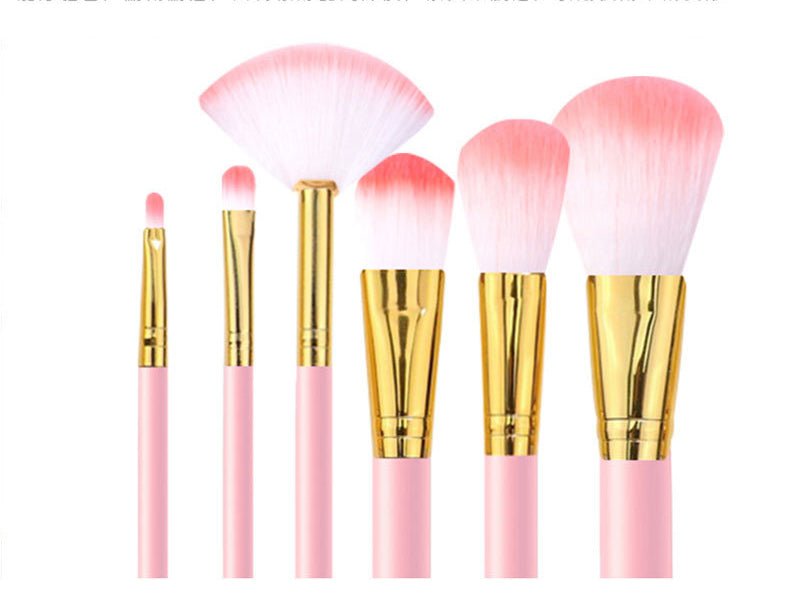 Conjunto de 12 pincéis de maquiagem: blush, sombra, cílios e iluminador. - Shopp Brasil