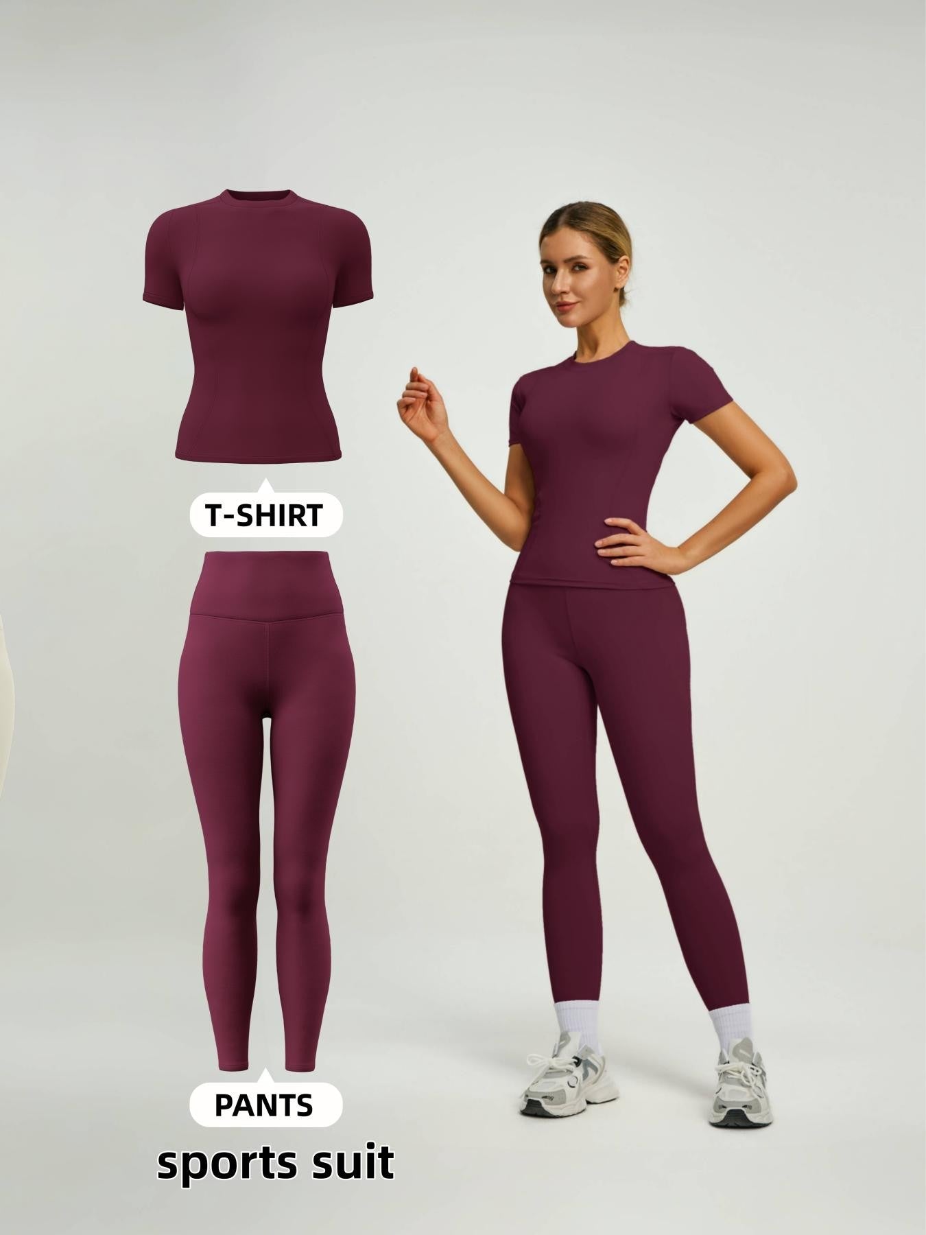Conjunto esportivo feminino conforto e performace. - Shopp Brasil