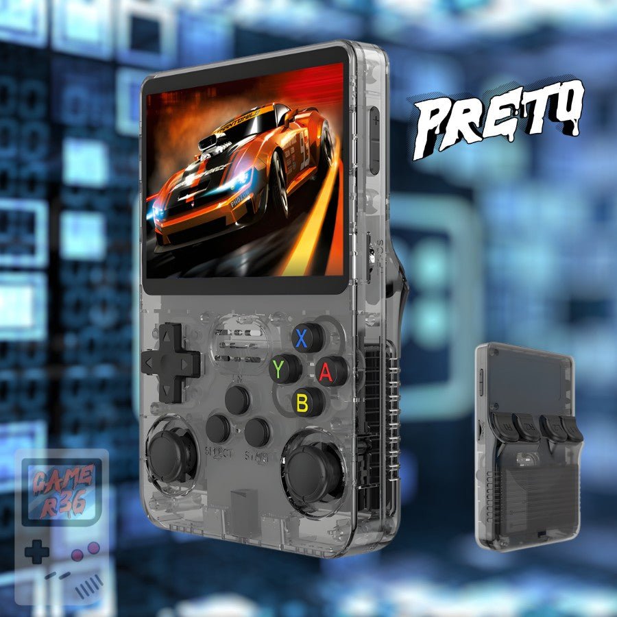 CONSOLE RETRÔ PORTÁTIL R36S +15.000 JOGOS CLÁSSICOS EM UM SÓ DISPOSITIVO! - Shopp Brasil