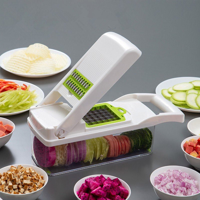 Cortador de frutas e legumes multifuncional - Shopp Brasil