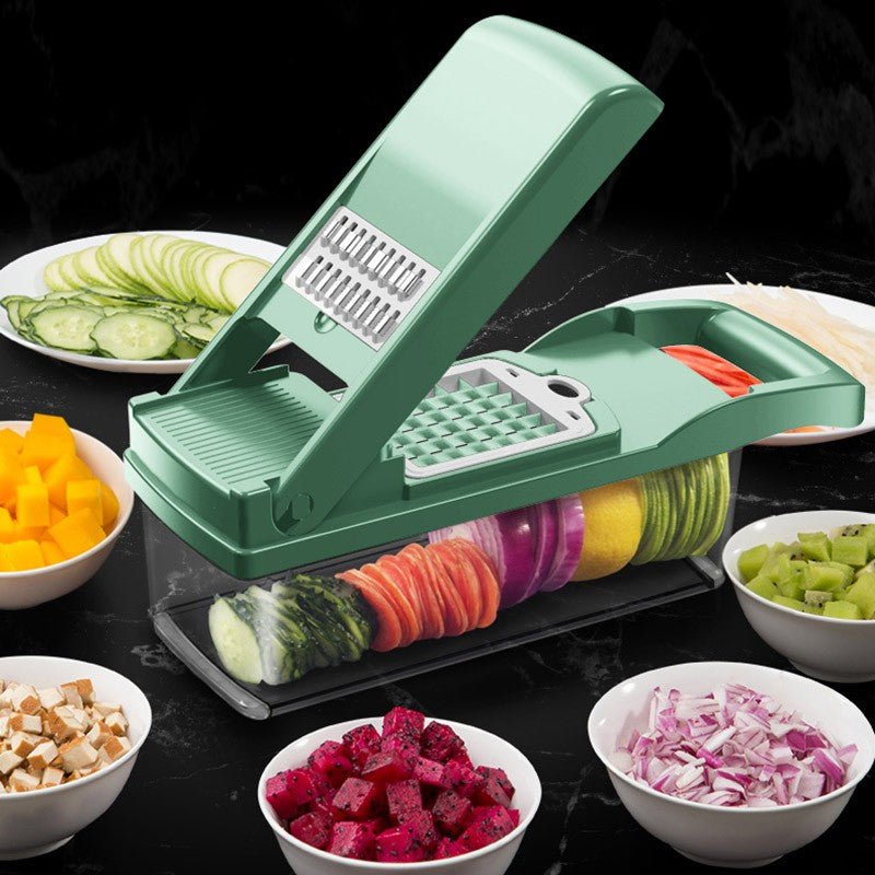 Cortador de frutas e legumes multifuncional - Shopp Brasil