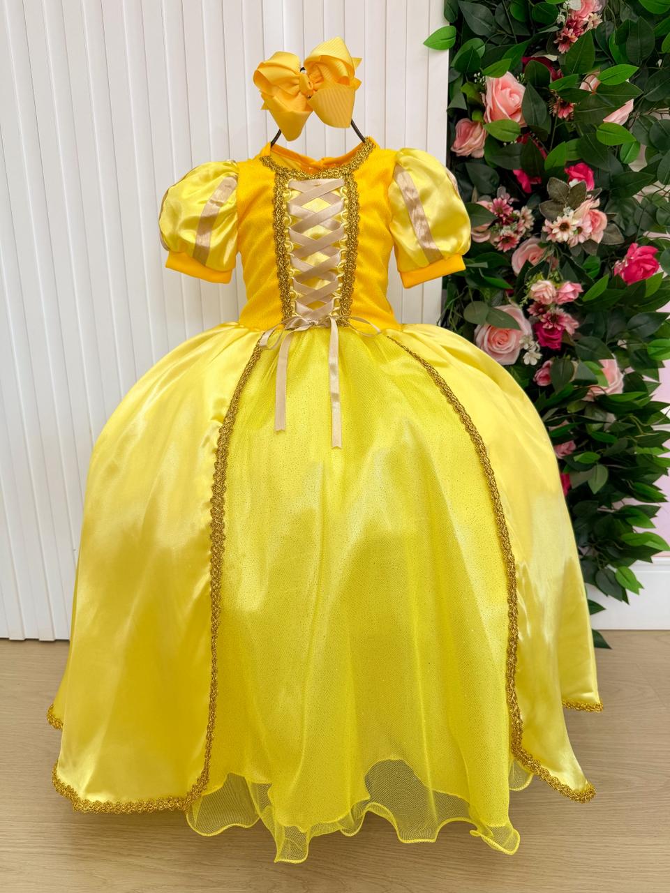 Fantasia Princesa Belli A Bela e a Fera Longa Modelo 3 - Shopp Brasil