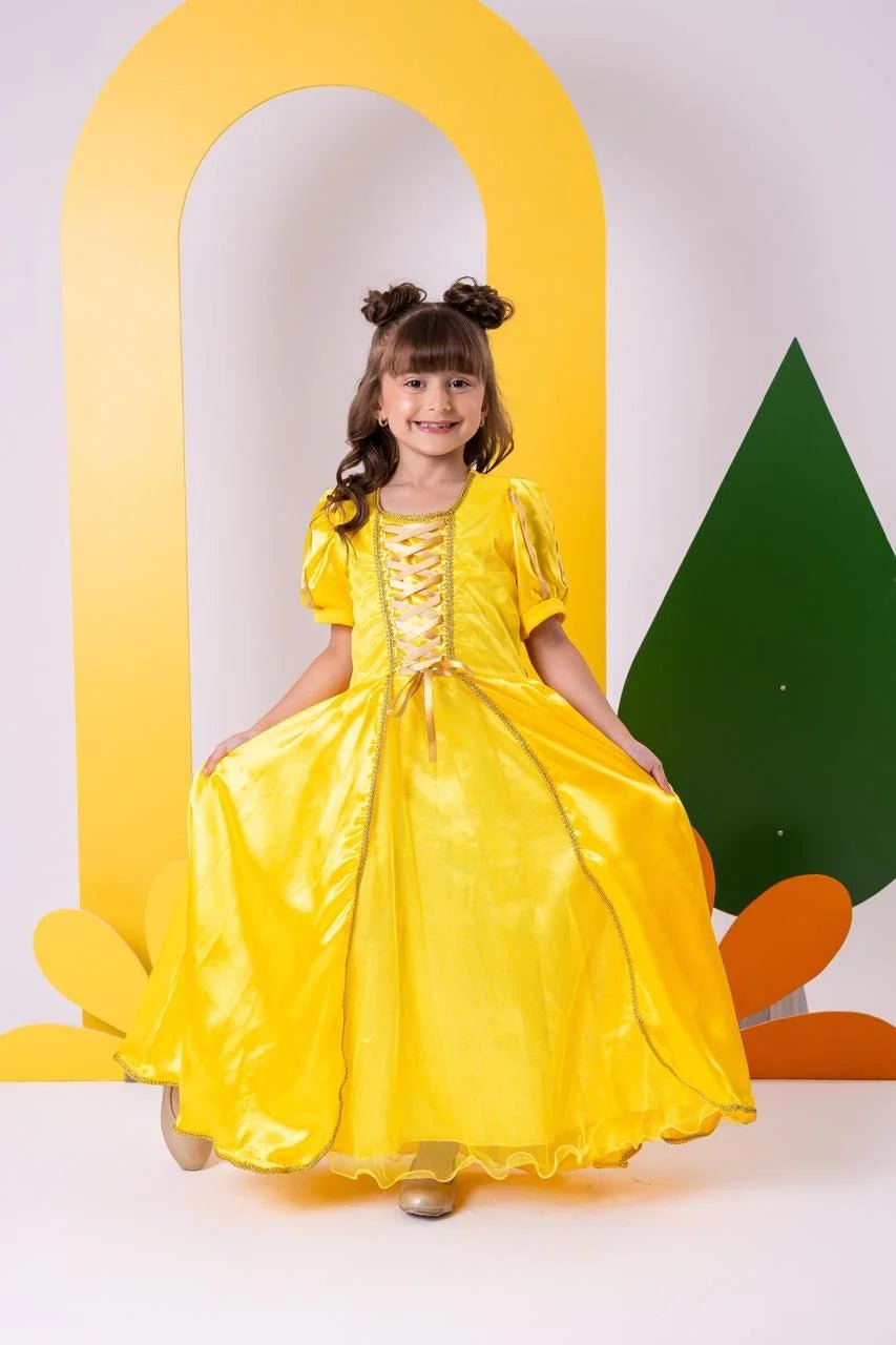 Fantasia Princesa Belli A Bela e a Fera Longa Modelo 3 - Shopp Brasil