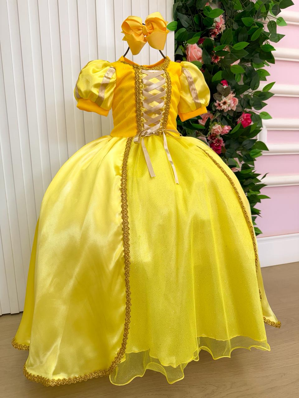 Fantasia Princesa Belli A Bela e a Fera Longa Modelo 3 - Shopp Brasil
