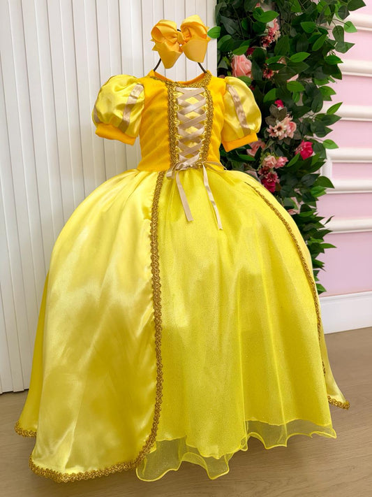 Fantasia Princesa Belli A Bela e a Fera Longa Modelo 3 - Shopp Brasil