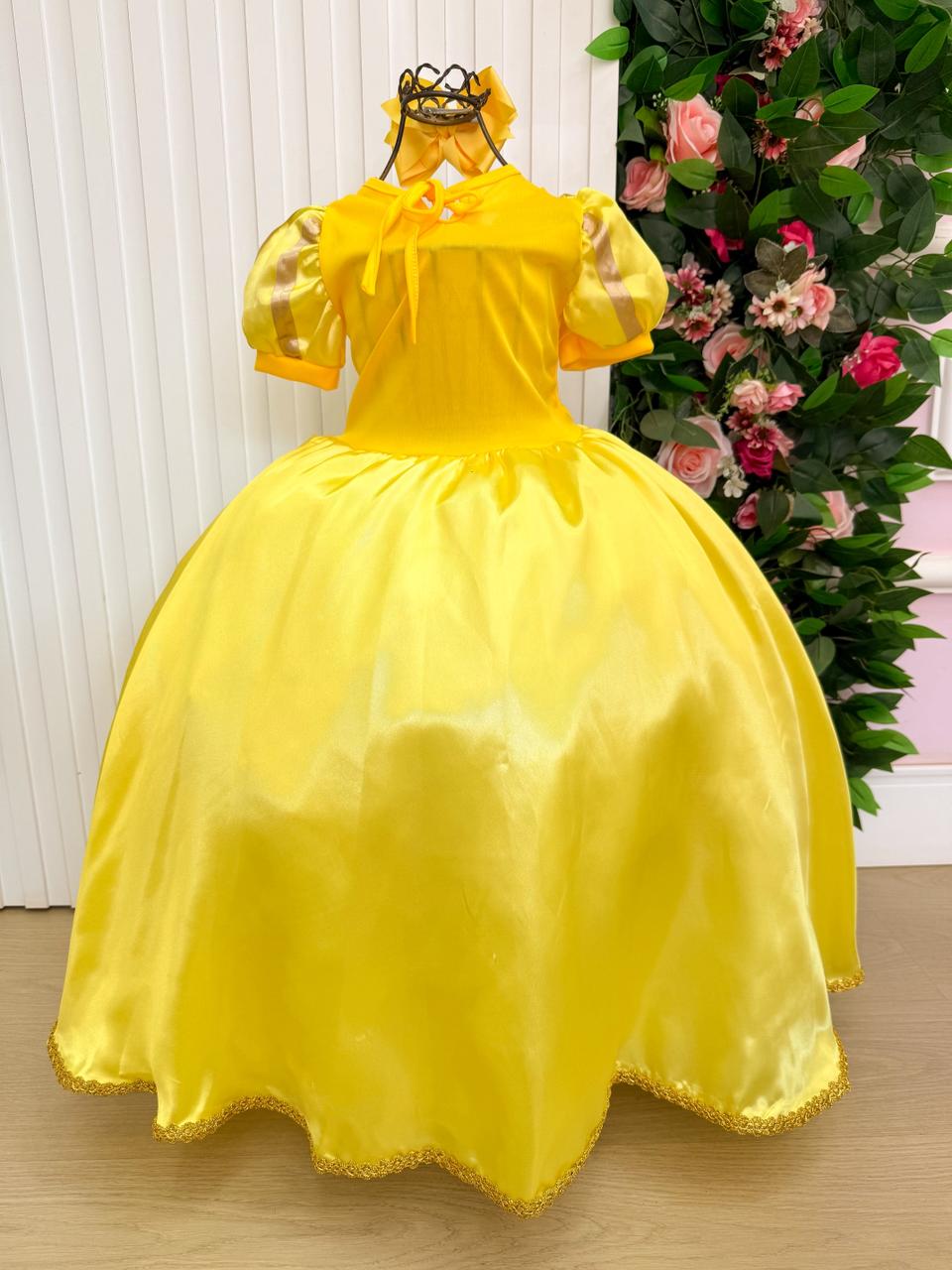Fantasia Princesa Belli A Bela e a Fera Longa Modelo 3 - Shopp Brasil