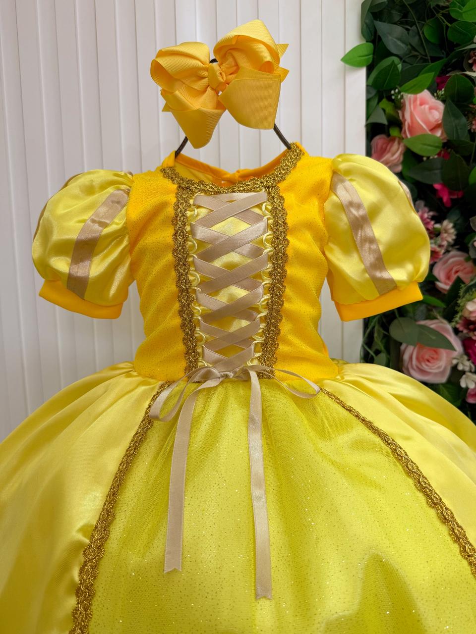Fantasia Princesa Belli A Bela e a Fera Longa Modelo 3 - Shopp Brasil