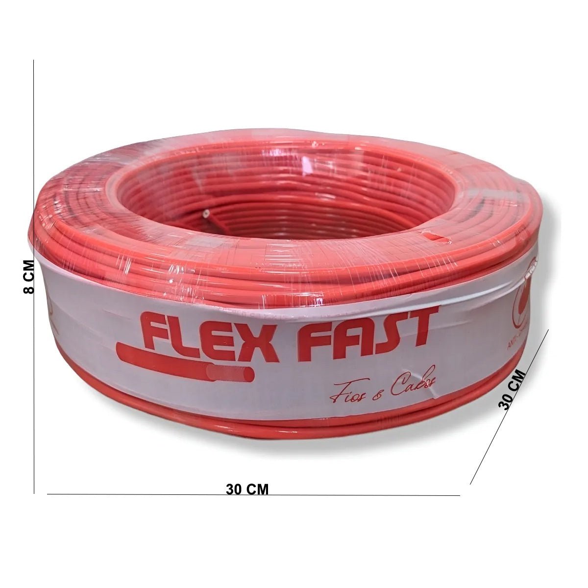 Fio Eletrico Flexivel 10,0mm Com 50 Metros Cabo Elétrico - Shopp Brasil