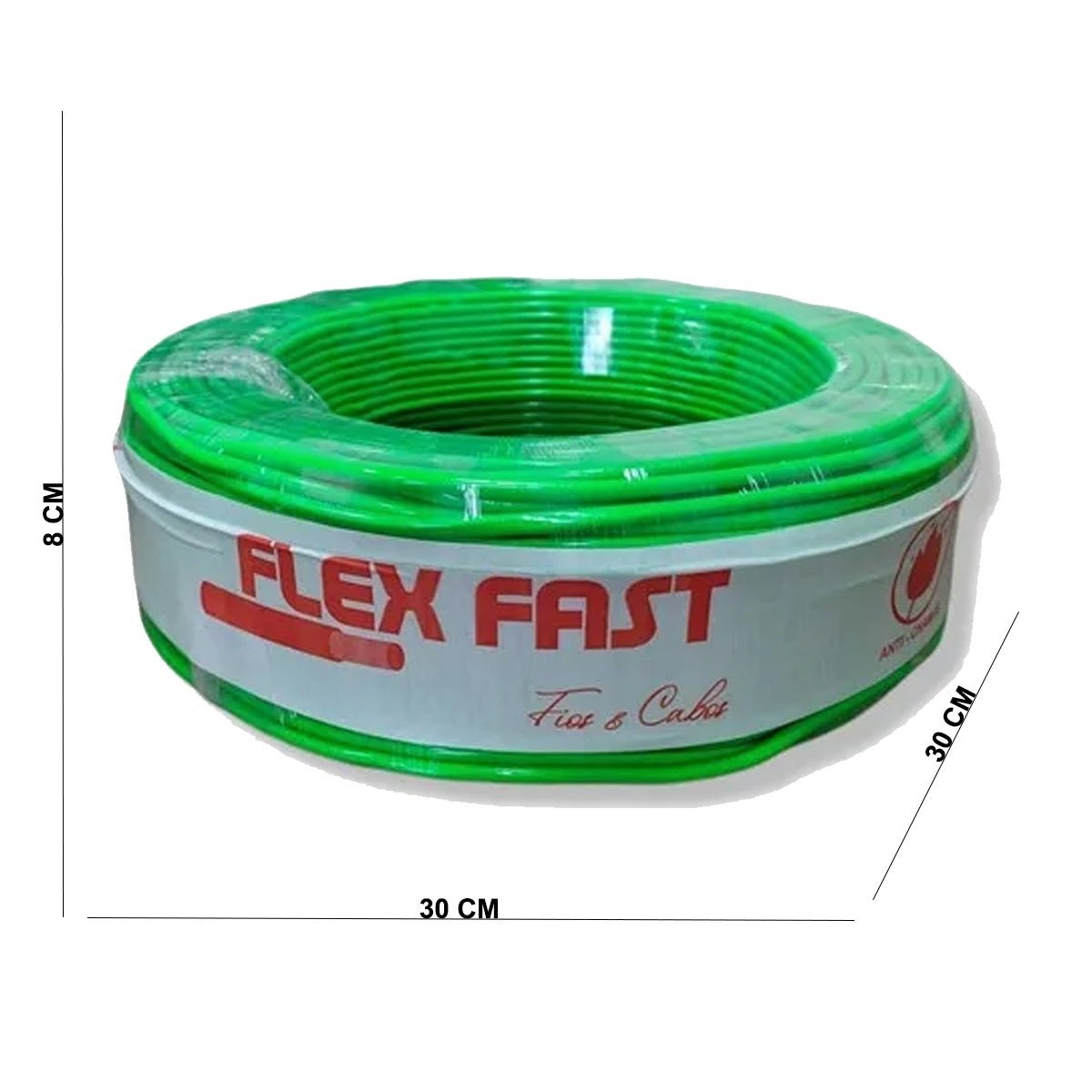 Fio Eletrico Flexivel 10,0mm Com 50 Metros Cabo Elétrico - Shopp Brasil