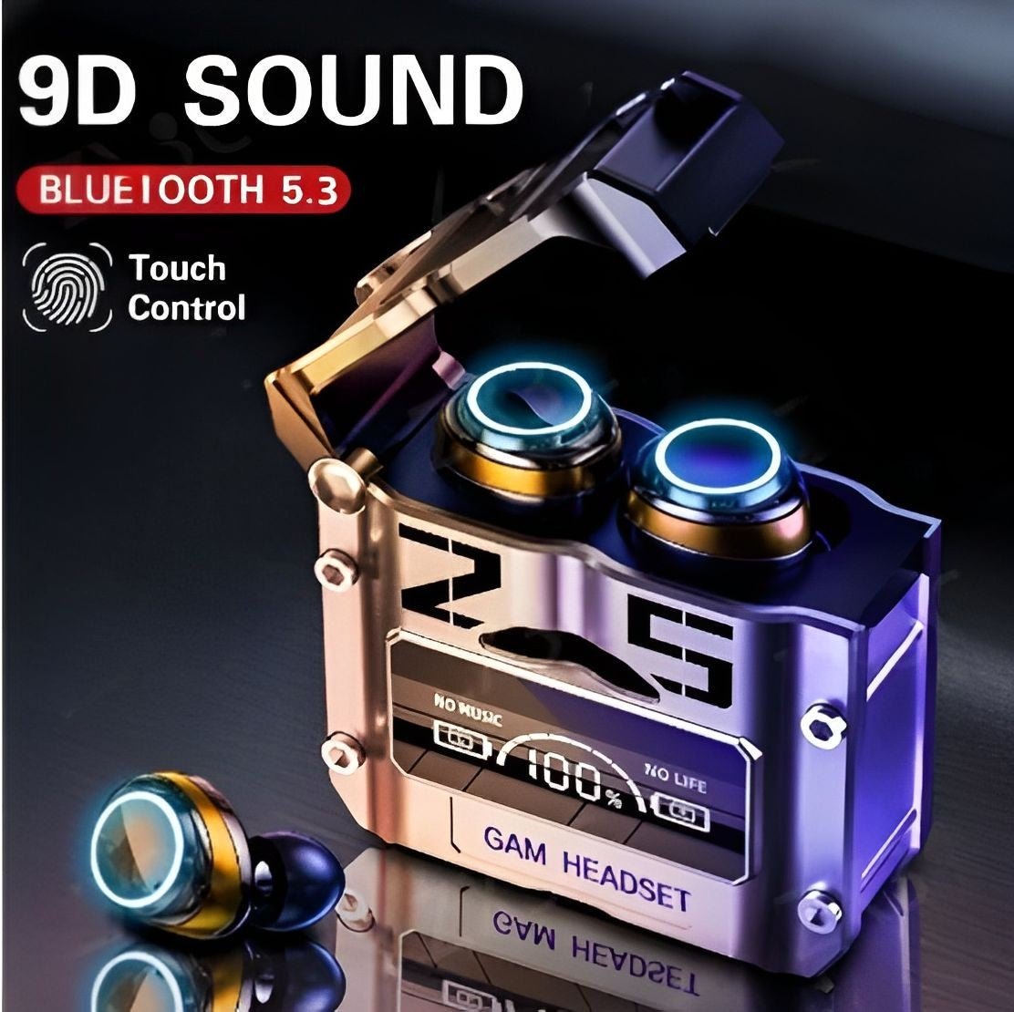 Fone De Ouvido Sem Fio Bluetooth M25 TWS Com Controle De Toque Redução De Ruído - Shopp Brasil