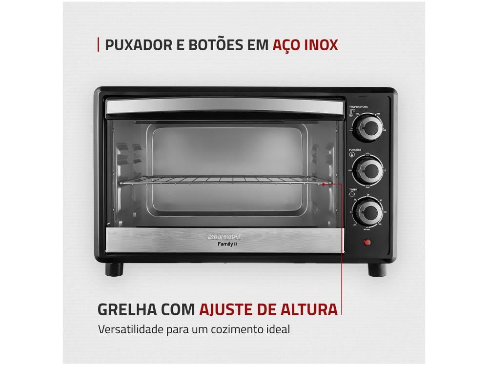 Forno Elétrico de Bancada Mondial com Timer 42L - 220V - Shopp Brasil