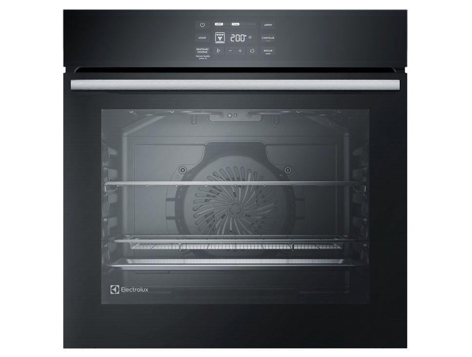 Forno Elétrico de Embutir Electrolux Multifuncional 80L Preto Experience OE8EA - 110V - Shopp Brasil