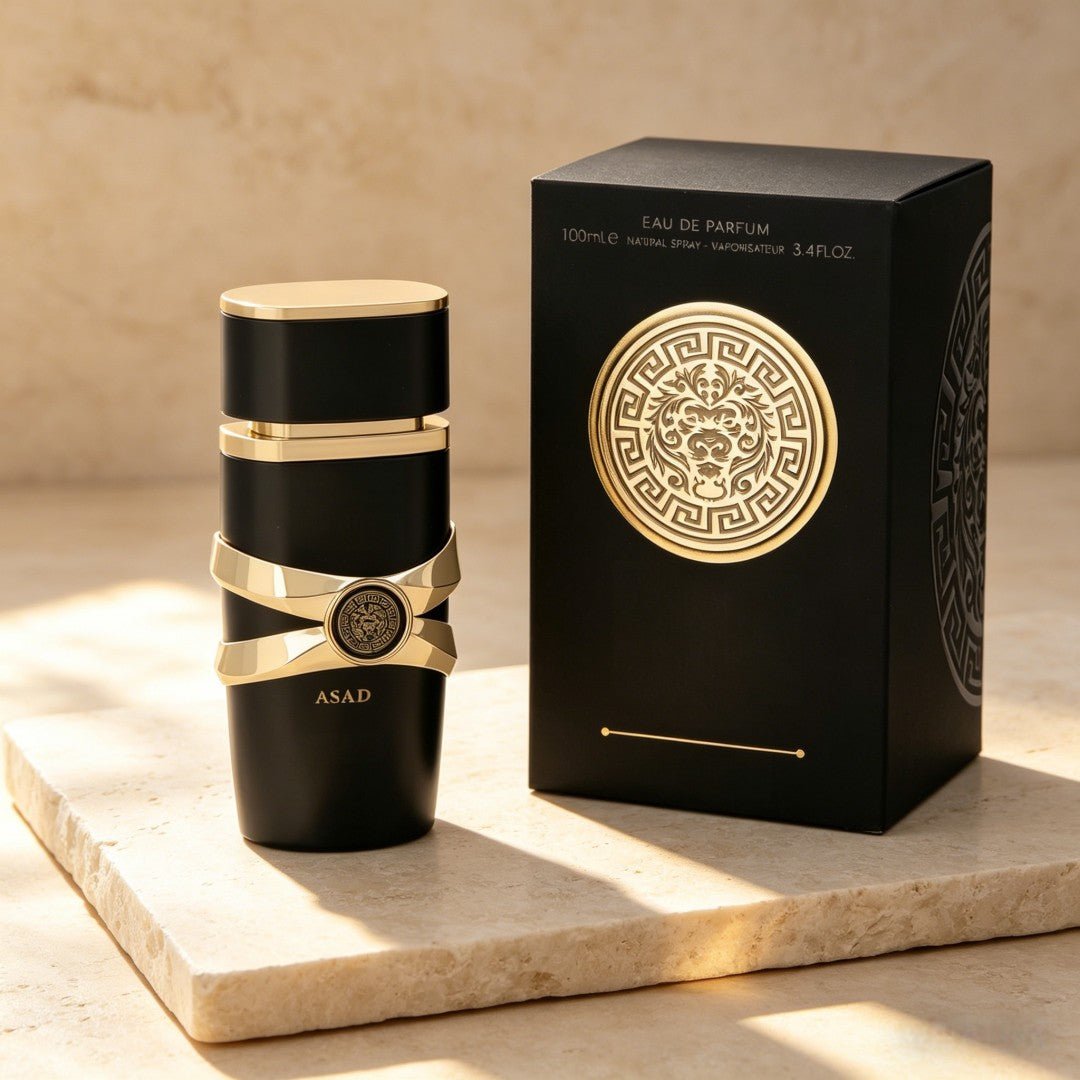 Fragrância Asad Unissex 3.4oz Spray Alta Fixação Notas Tabaco Café Patchouli. - Shopp Brasil