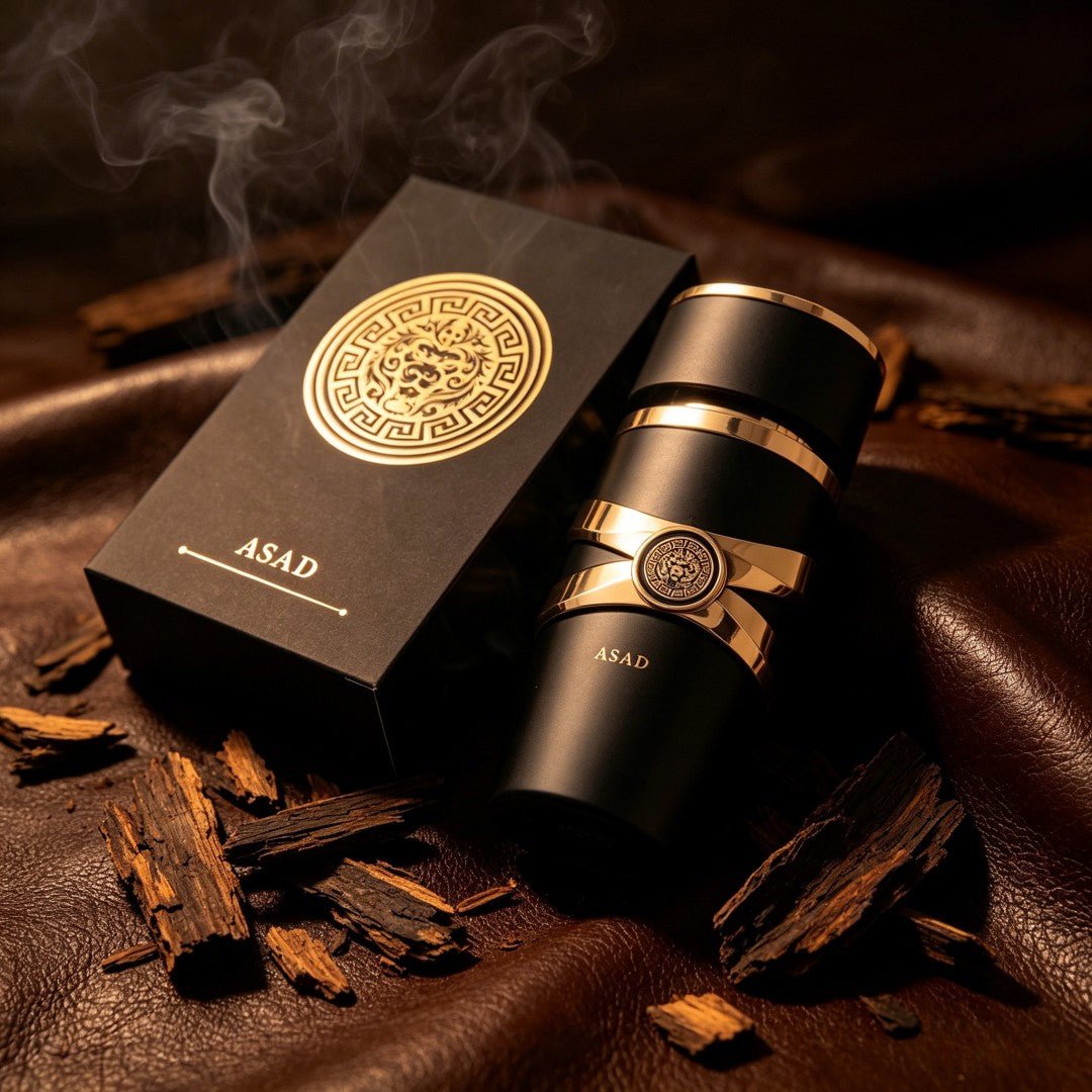 Fragrância Asad Unissex 3.4oz Spray Alta Fixação Notas Tabaco Café Patchouli. - Shopp Brasil