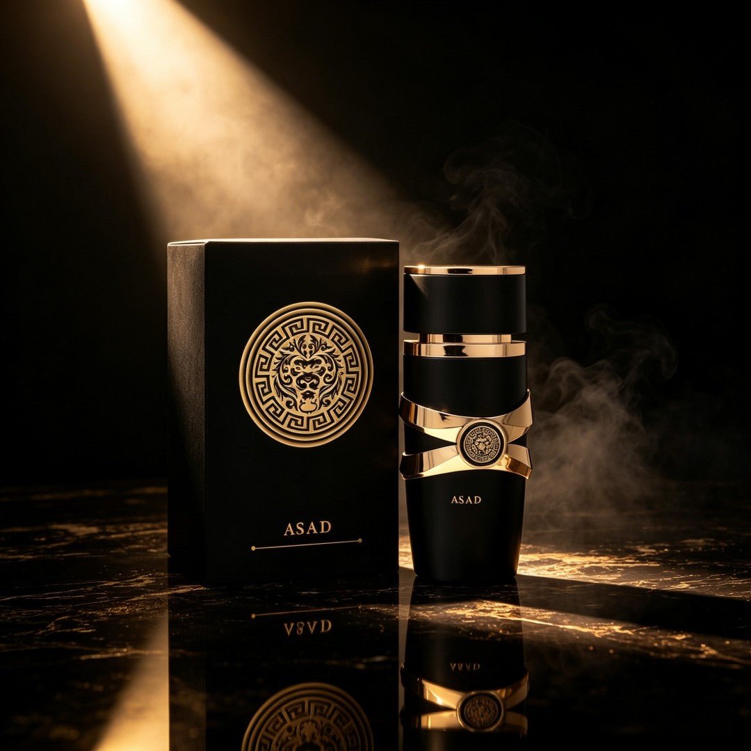 Fragrância Asad Unissex 3.4oz Spray Alta Fixação Notas Tabaco Café Patchouli. - Shopp Brasil