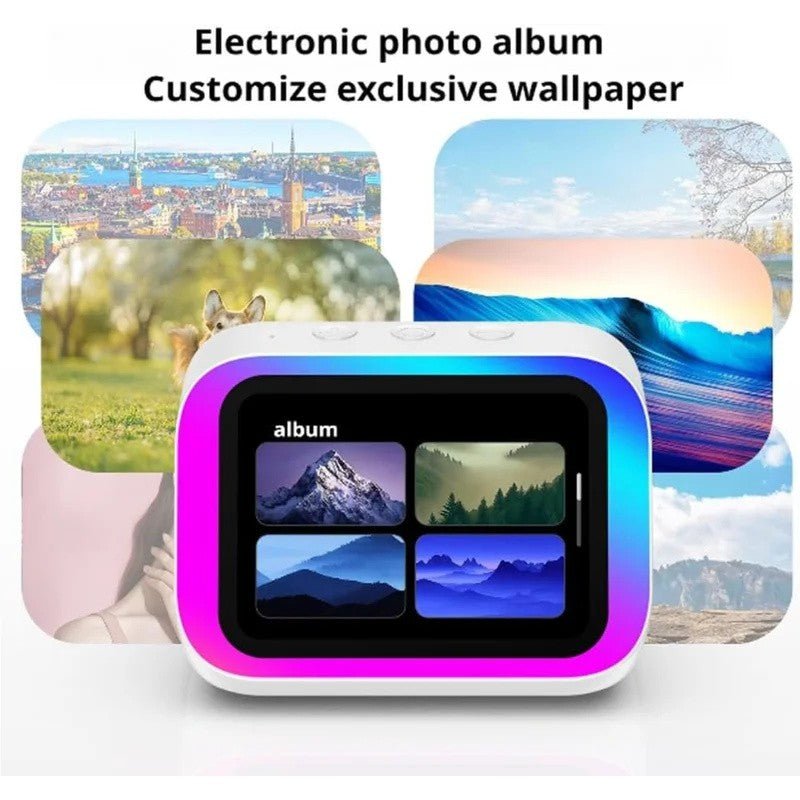 IA inteligente bluetooth 5.4 alto - falante assistente de voz hd touch tela. - Shopp Brasil