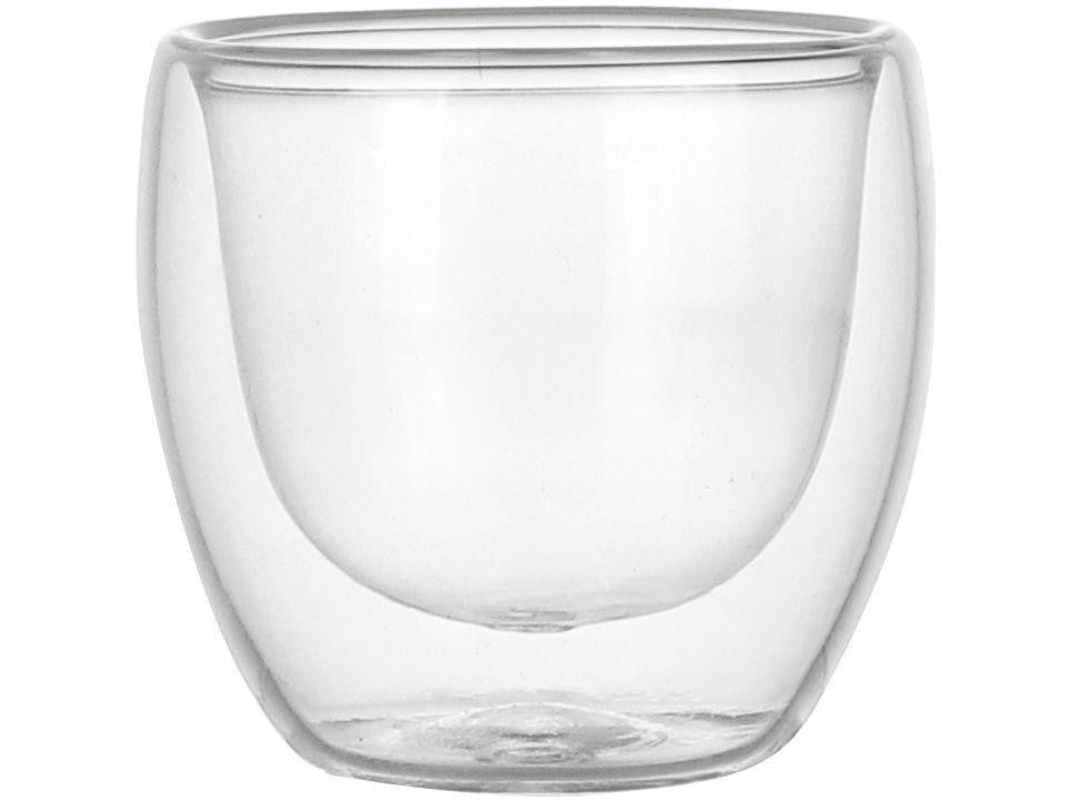 Jogo de Copos de Vidro de Café Parede Dupla 80ml 4 Peças Haus Concept Inspire. - Shopp Brasil