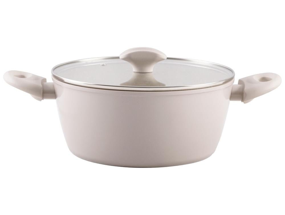 Jogo de Panelas Brinox de Alumínio Creme Mousse 5 Peças Optima - Shopp Brasil