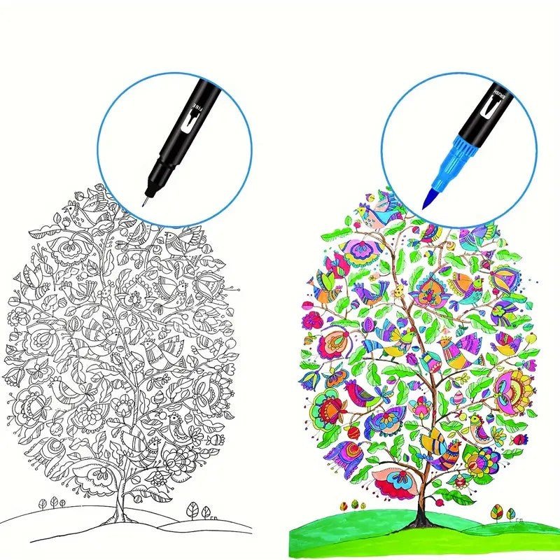 Kit de Canetas para Colorir - Shopp Brasil