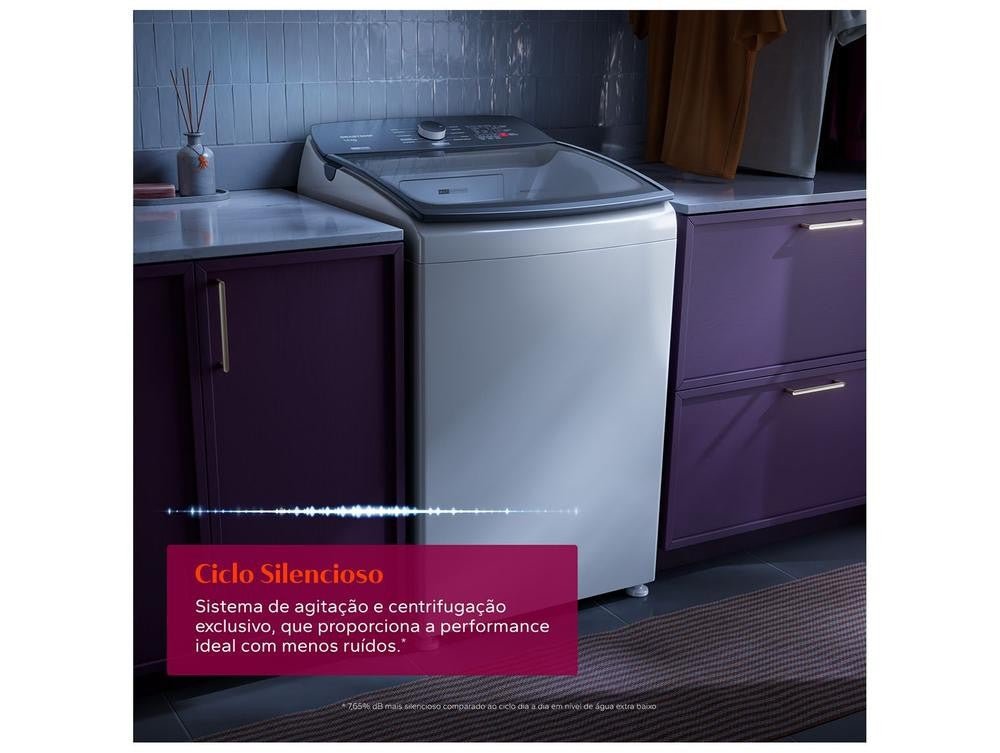 Lavadora de Roupas Brastemp 14kg Cesto Inox 12 Programas de Lavagem Branca BWJ14AB - 110V - Shopp Brasil
