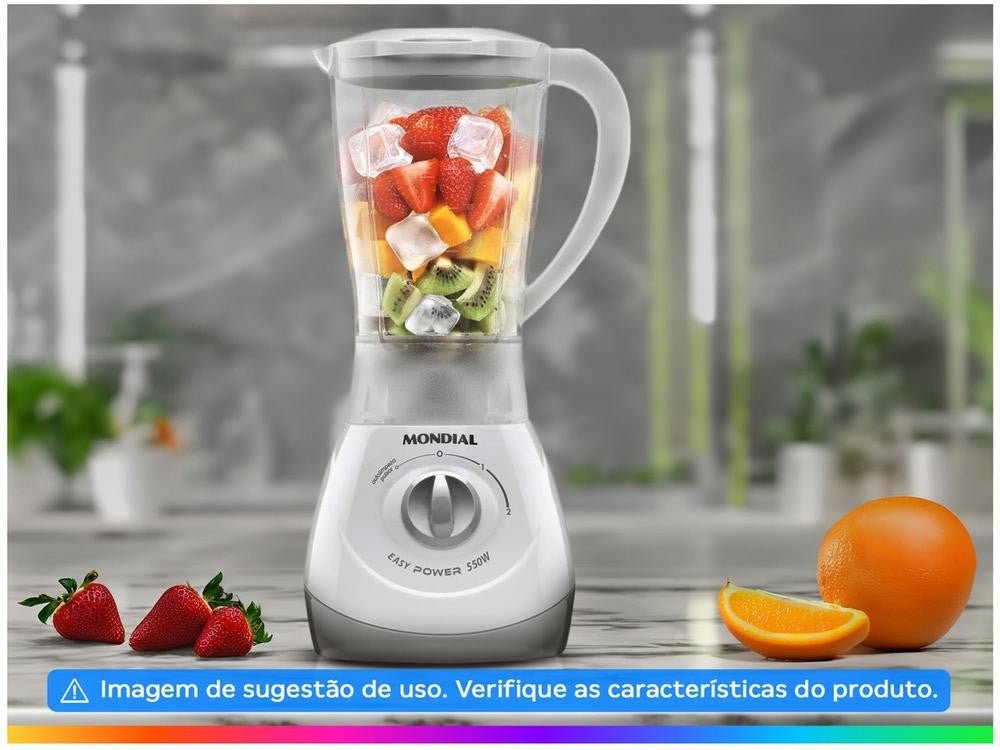 Liquidificador Mondial Easy Power L - 550 - W - 110V - Shopp Brasil