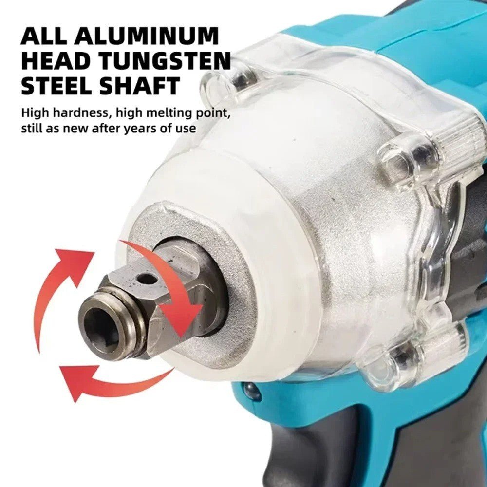 Makita DTW285 chave de impacto de alto torque, chave portátil recarregável - Shopp Brasil