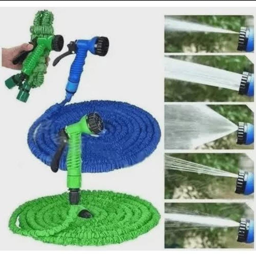 Mangueira Mágica de Jardim 15m – Expansível, Flexível e Retrátil - Shopp Brasil