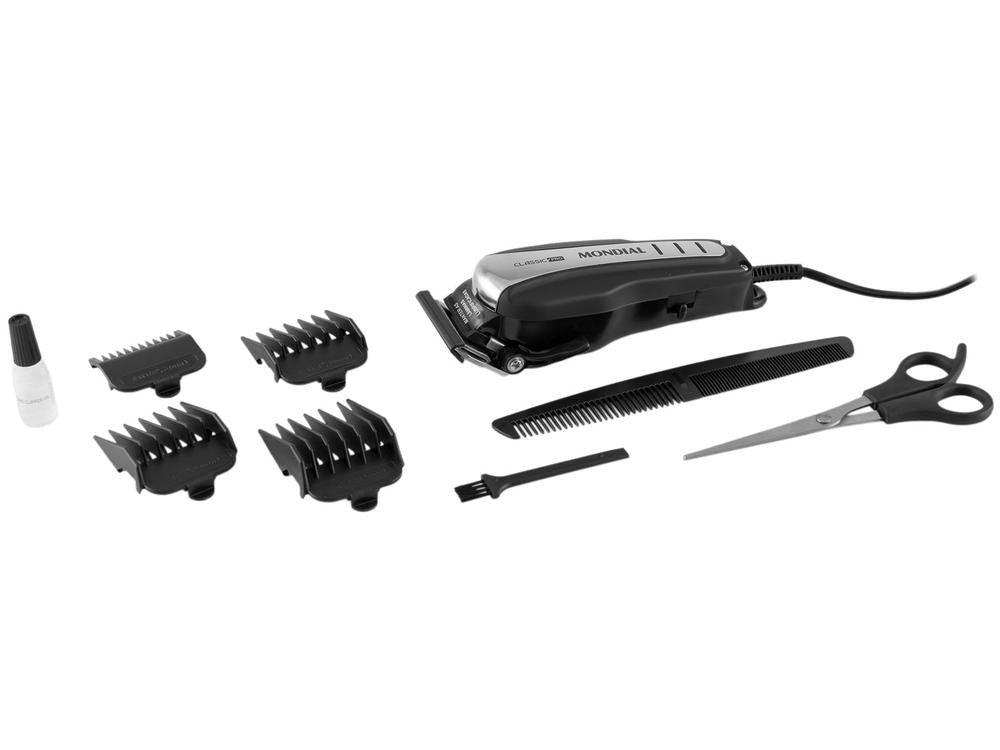 Máquina de Cortar Cabelo Mondial Classic Pro - 110V - Shopp Brasil