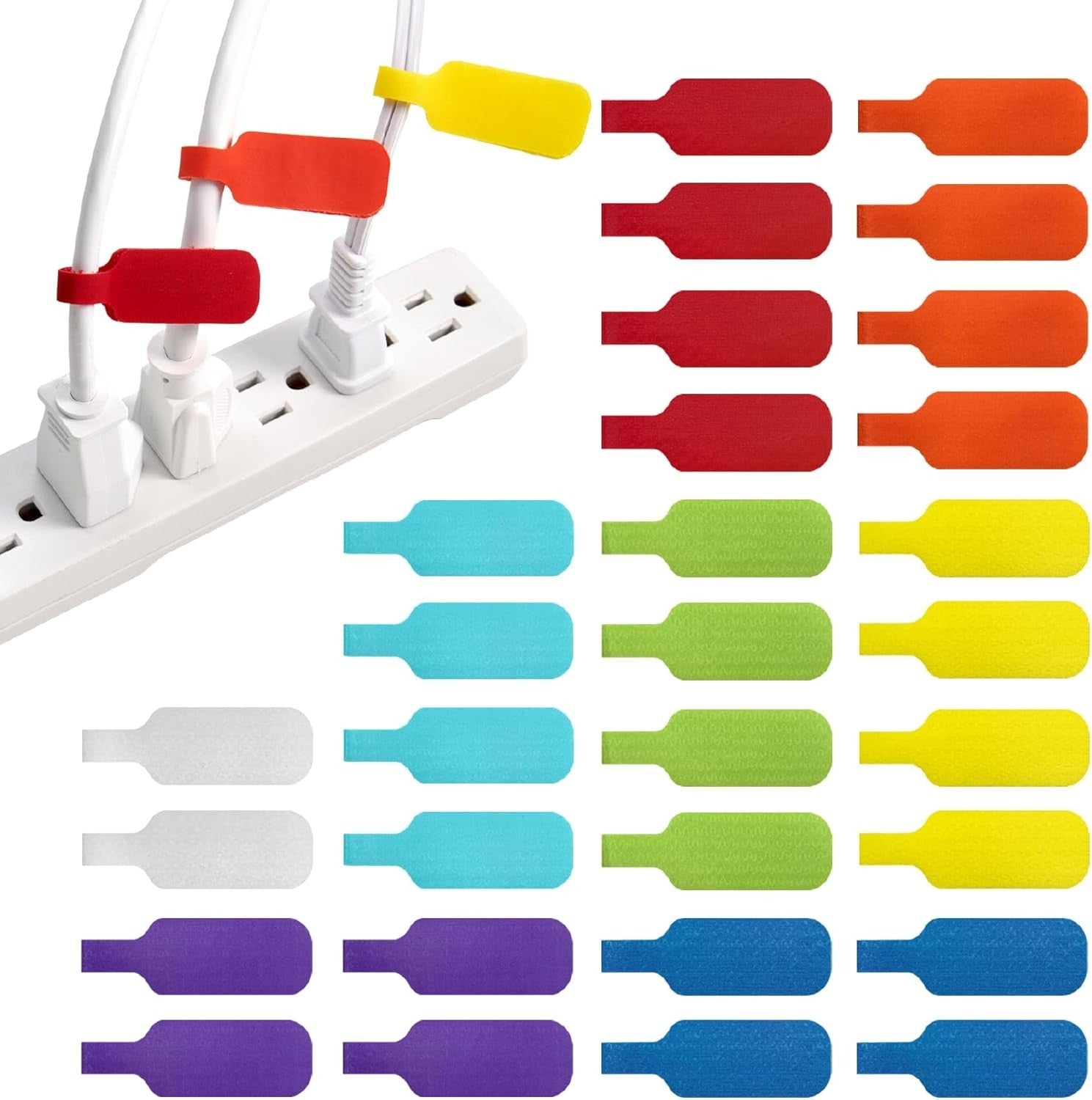 Organizadores Coloridos Para Cabos de Dados e Carregadores. - Shopp Brasil
